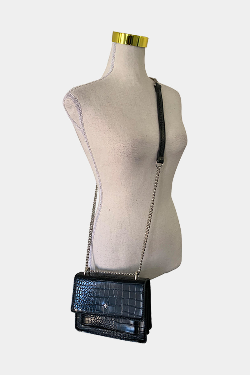 Peta + Jain Black Crossbody Bag