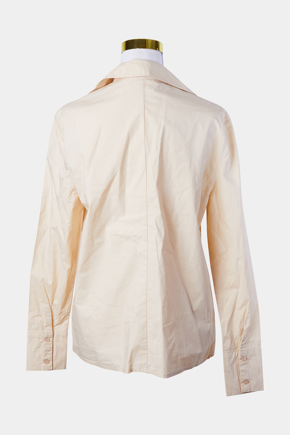 LIONESS Pastel Orange Gold Link Detail Shirt