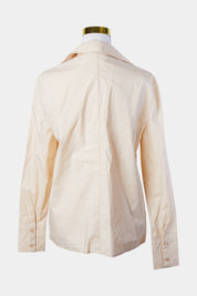 LIONESS Pastel Orange Gold Link Detail Shirt