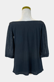 WITCHERY Black Off Shoulder Top