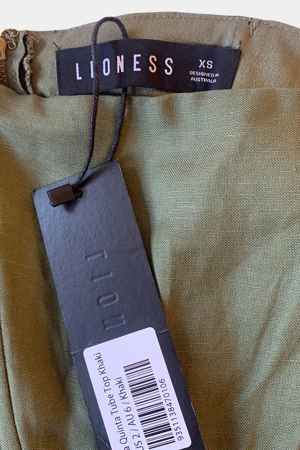 LIONESS Green Corset