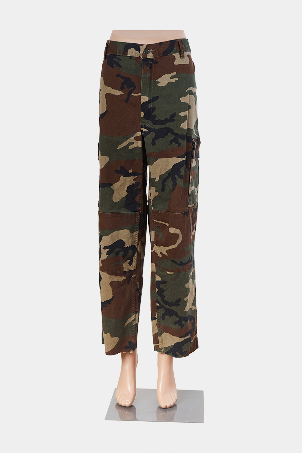 Assorted Brands Khaki Camo High Rise Cargo Pants