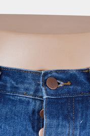 Assorted Brands Blue Cuffed Denim Shorts