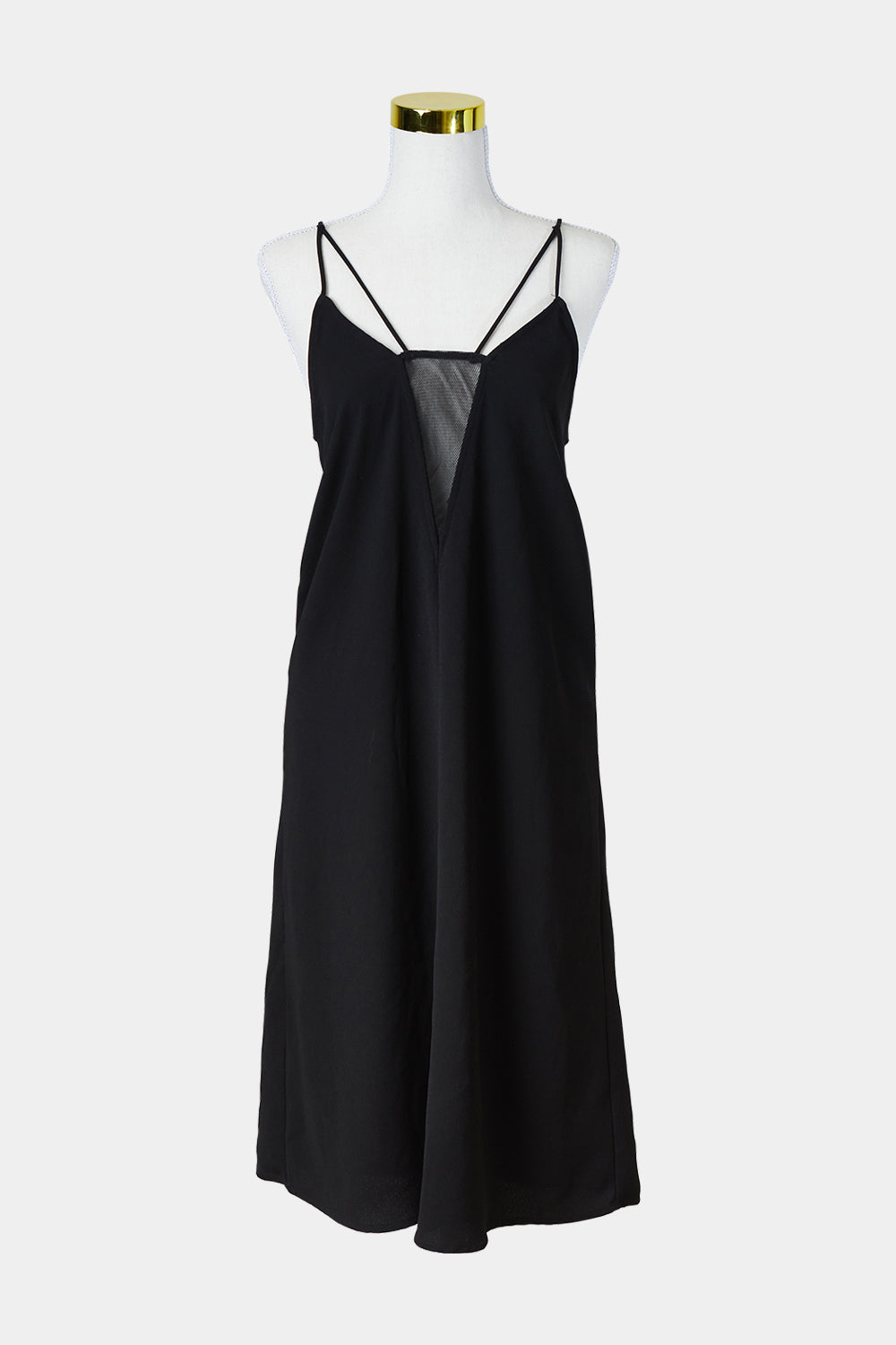 H&M Black Mesh Insert Midi Dress – Circular Clothing