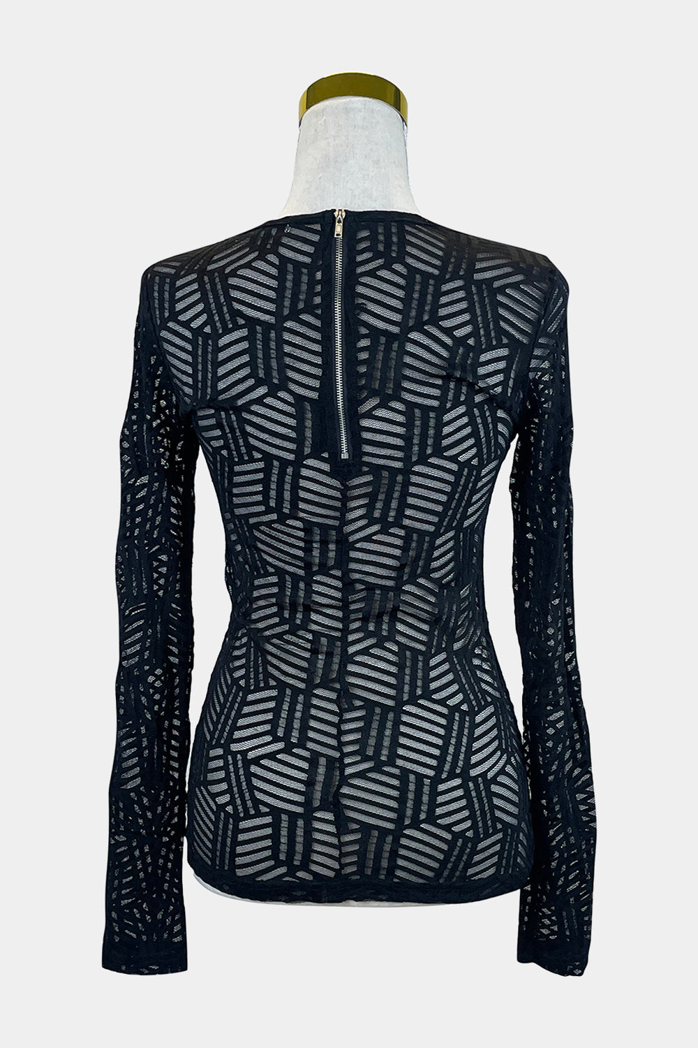 My Direction Black Sheer Top