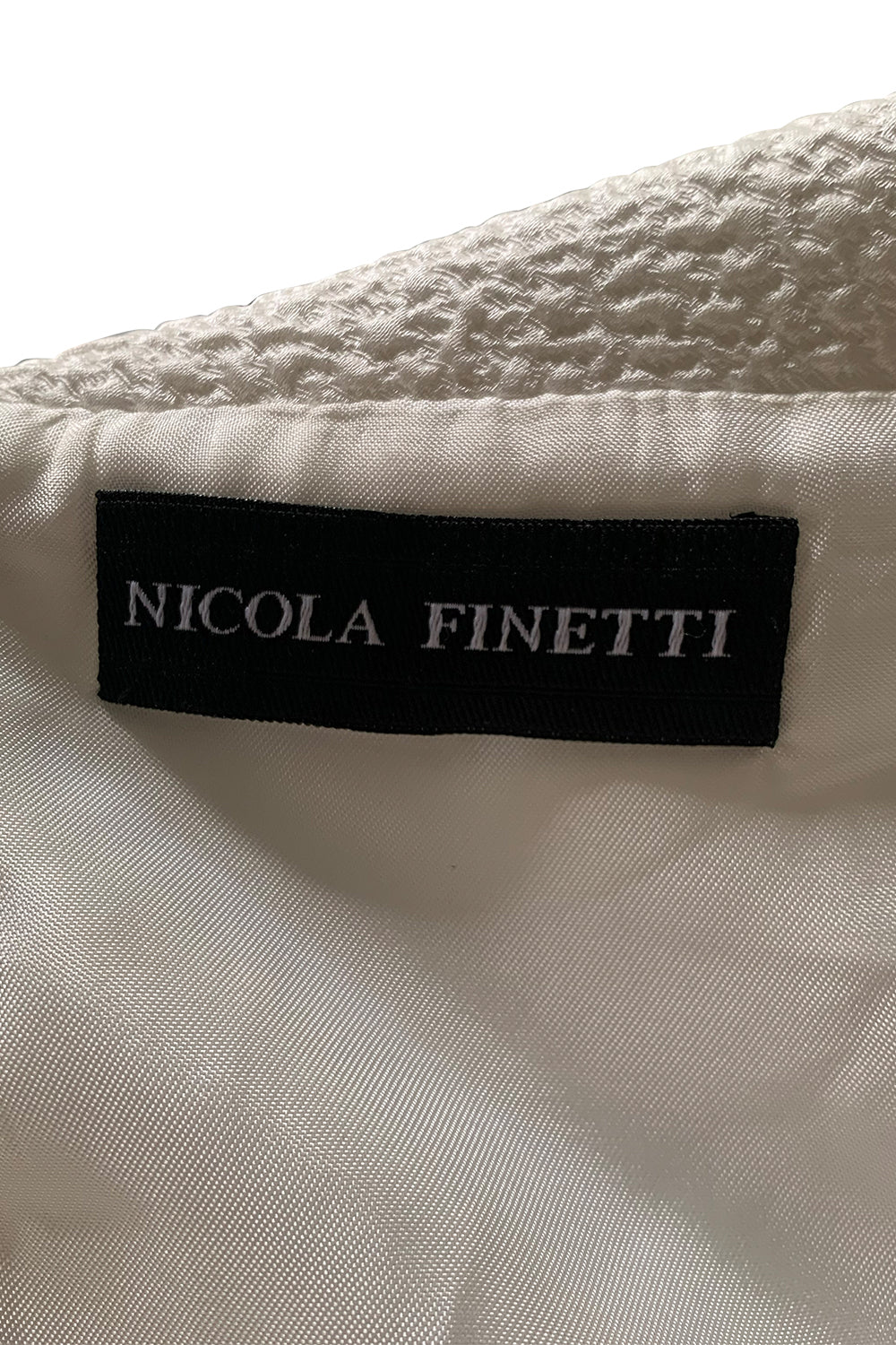 Nicola Finetti White Dress