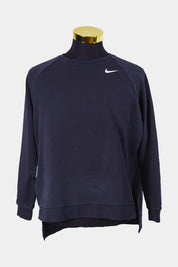 NIKE Black Logo Print Sweater