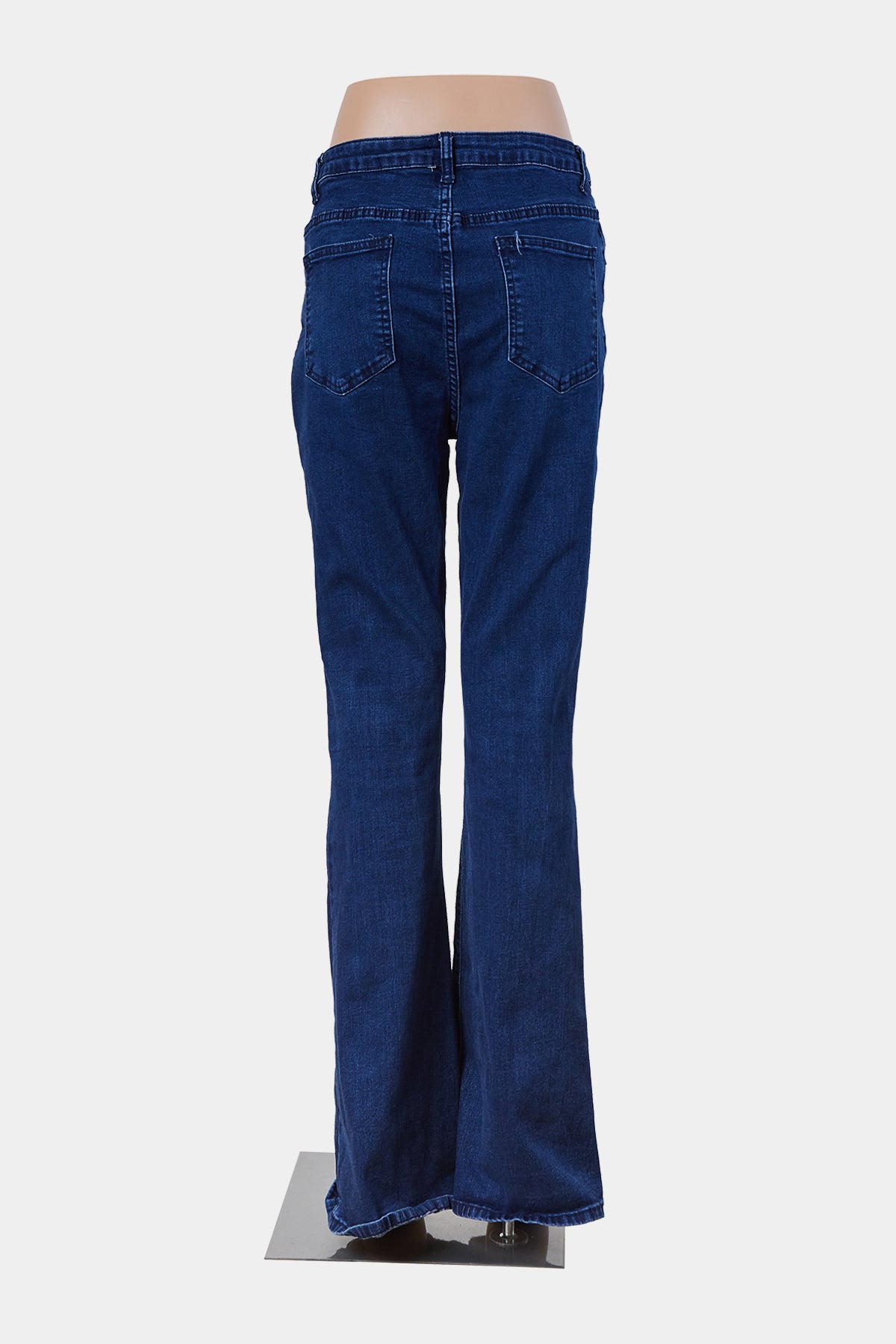 SHEIN Blue Stretch Bootcut Jeans