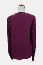 BASQUE Burgundy Blouse