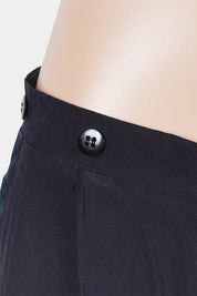 Assorted Brands Black Relaxed Button Detail Pants