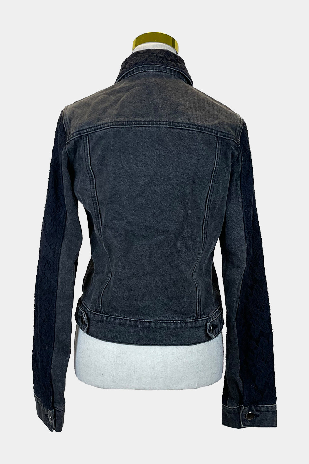 Neon Hart Black Denim Jacket