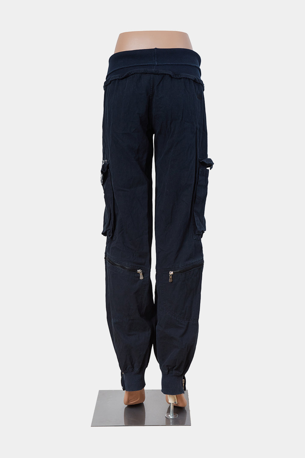 ADIDAS Navy Low Rise Cargo Pants