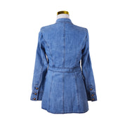 MOSSMAN Blue Denim Blazer