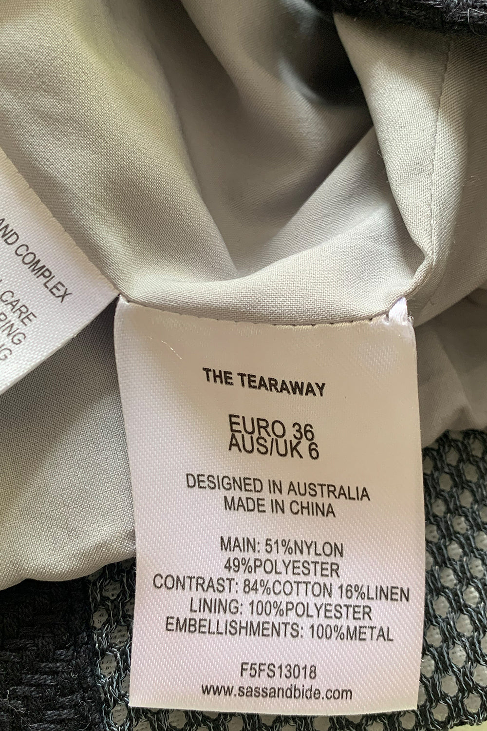 Sass & Bide Black Dress