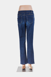 Cache Cache Blue Double Button Low Rise Jeans