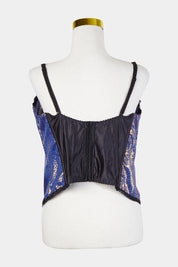 Assorted Brands Blue and Gold Bustier