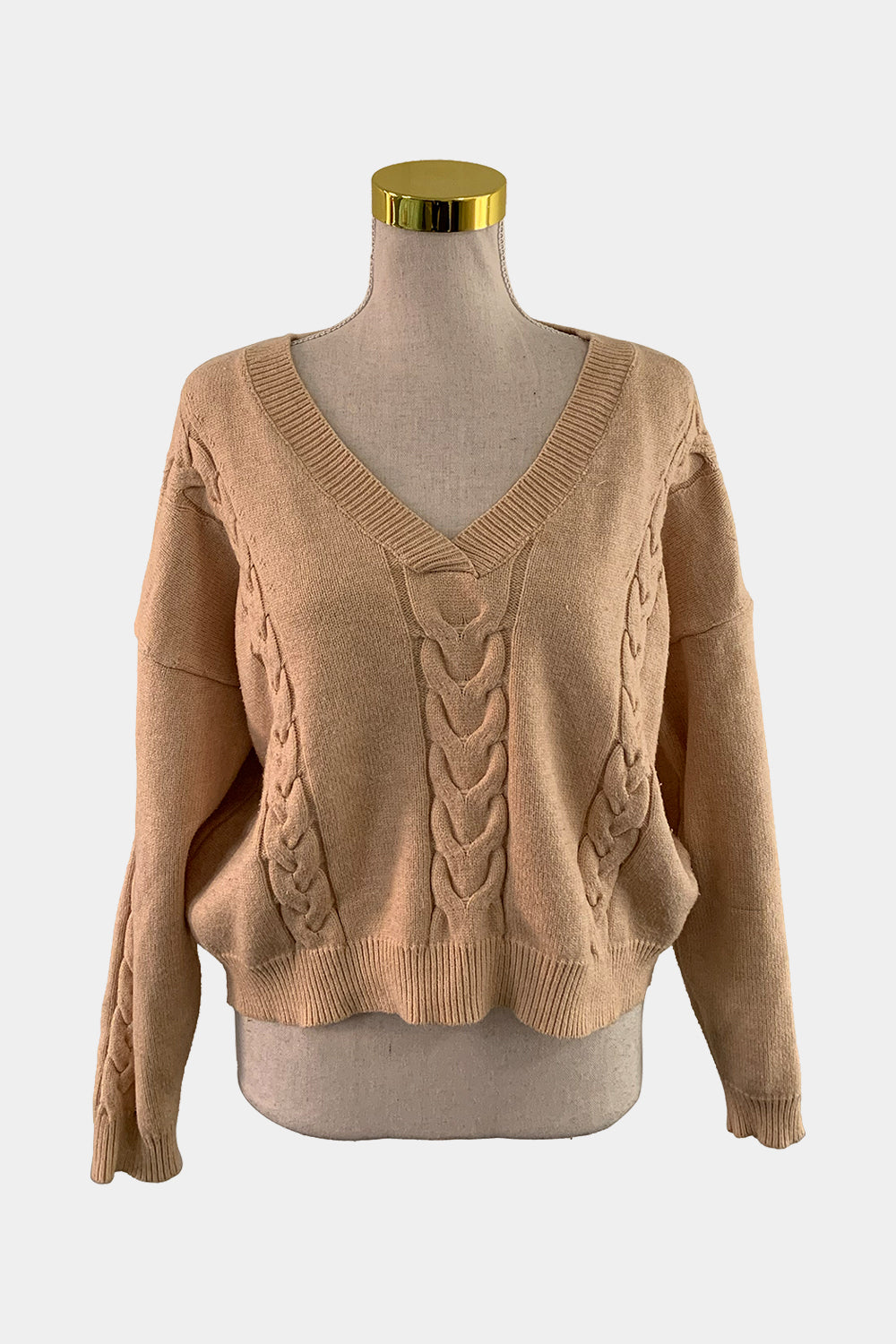 Georgie X Petal + Pup Beige Sweater