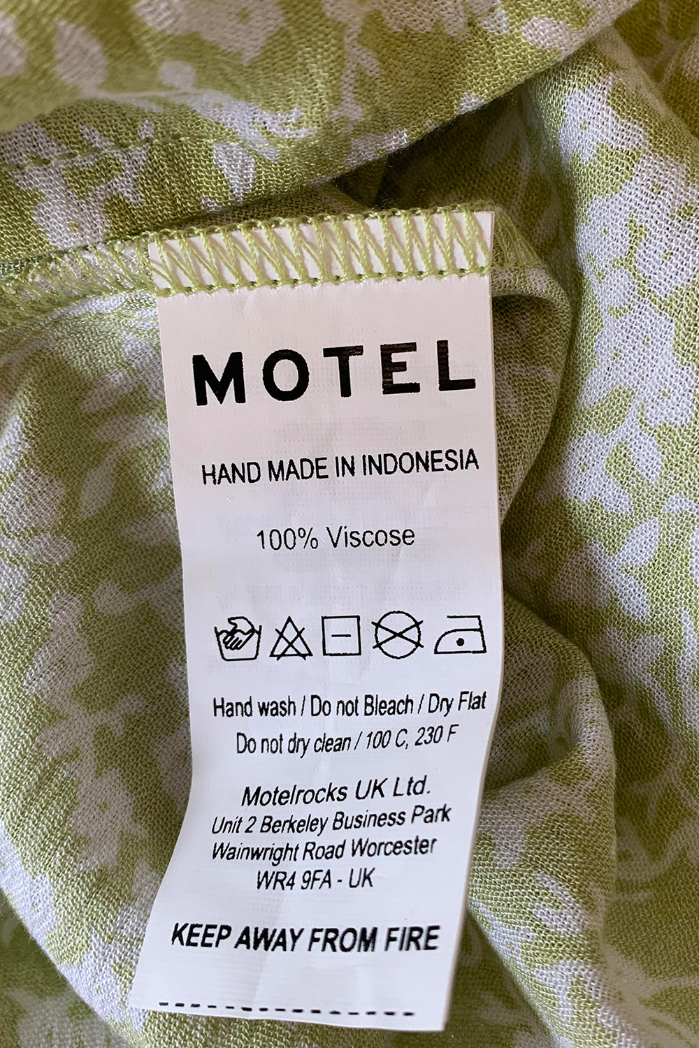 MOTEL Green Dress