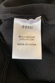 DOTTI Black Cardigan