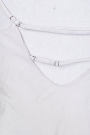 SAMSOE Beige, Cream and Green Long Slip Dress