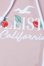 HOLLISTER Dusty Pink Print Hoodie
