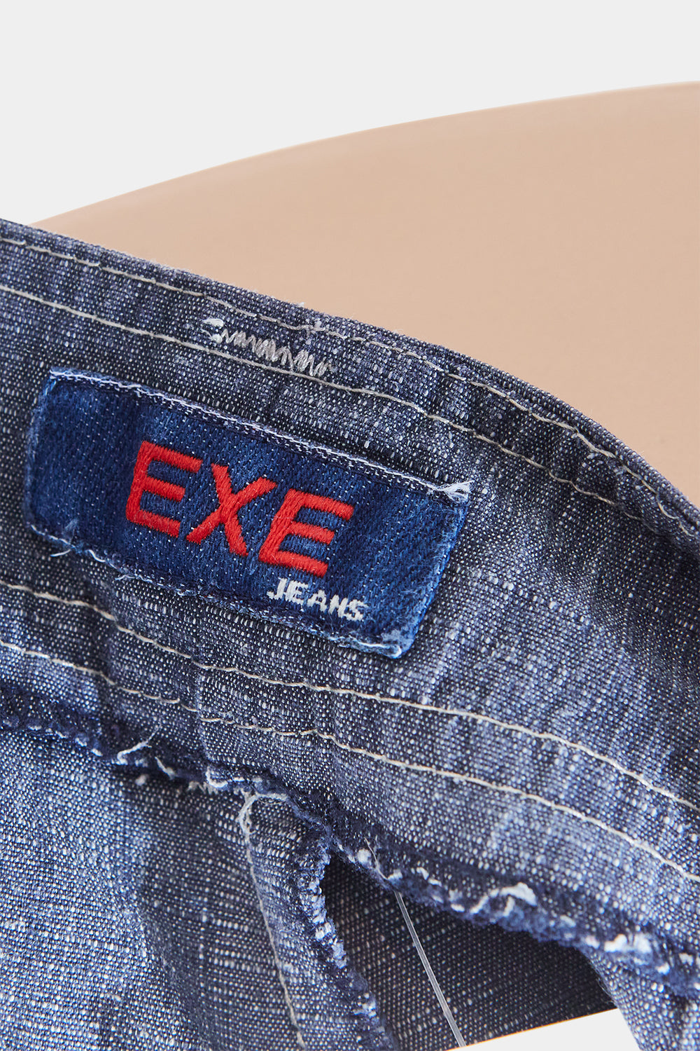 Exe Jeans Steel Blue Low Rise Trousers