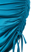 KOOKAI Aqua Ruche Detail Body Con Dress