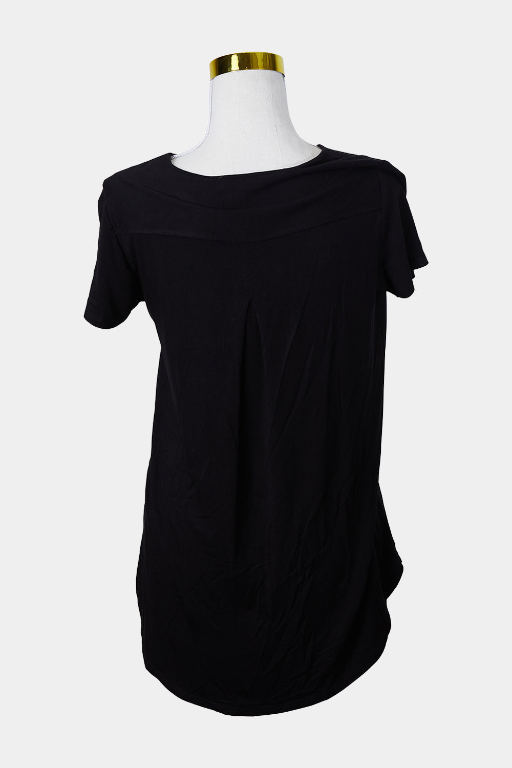 WITCHERY Black Long Stretch Short Sleeve Top
