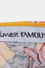 Almost Famous Yellow  Floral Mini Dress