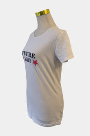 GILDAN White Slogan T-Shirt