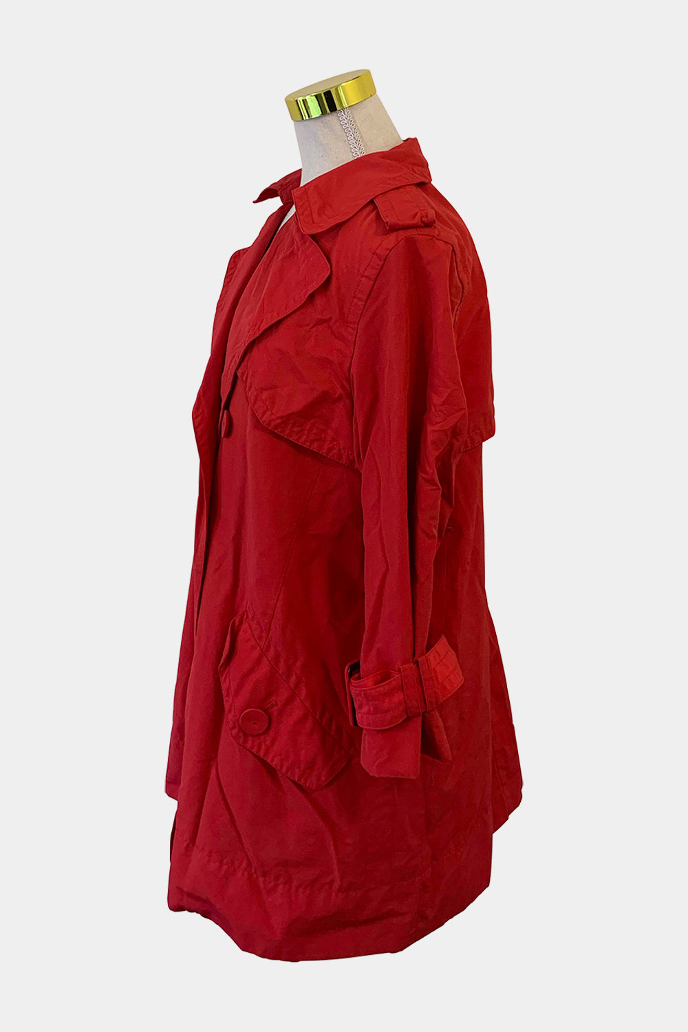 Country Road Red Peacoat