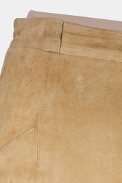Assorted Brands Tan Suede Midi Skirt