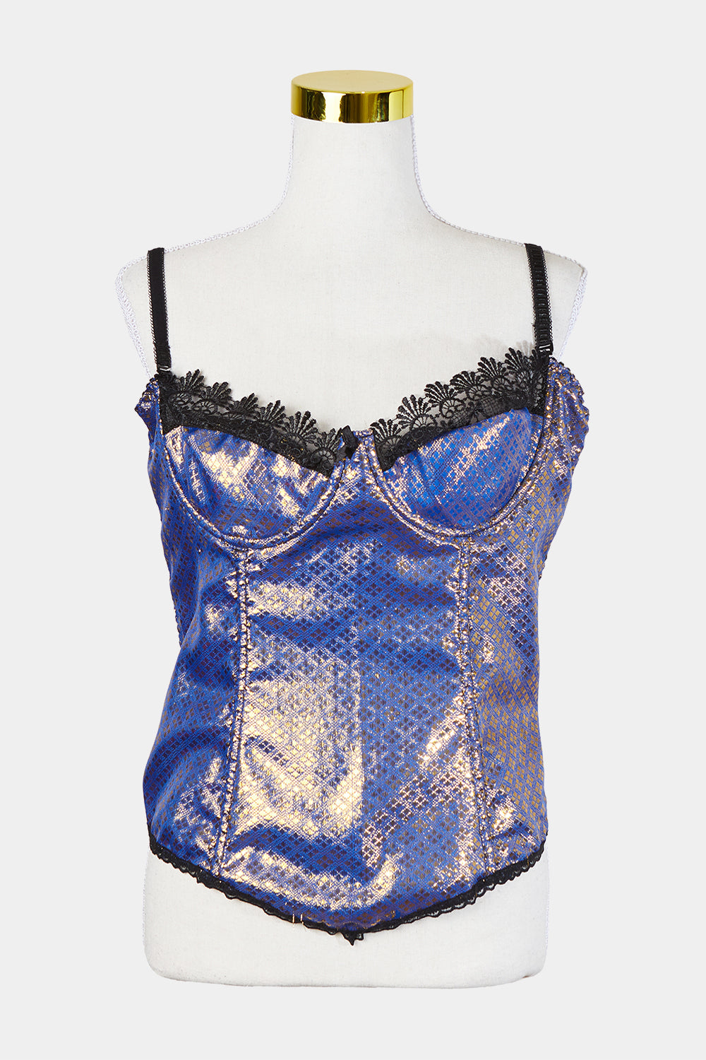 Assorted Brands Blue and Gold Bustier