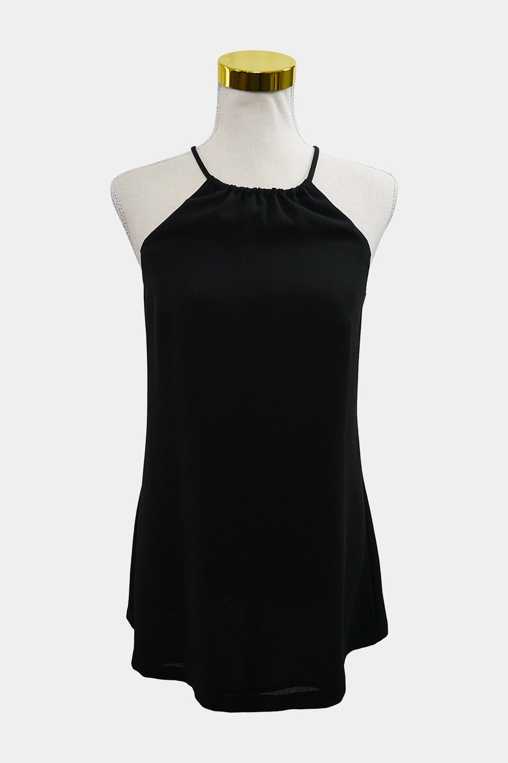 Cue Design Black High Neck Shift Dress