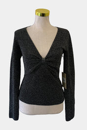 HUSK Black Silver Top