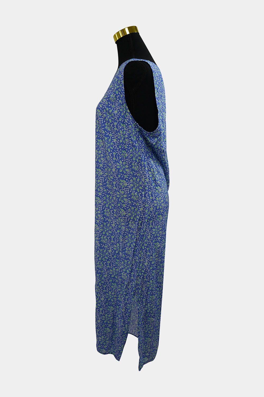 Cable Melbourne Blue, Green Shift Midi Dress