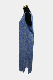 Cable Melbourne Blue, Green Shift Midi Dress