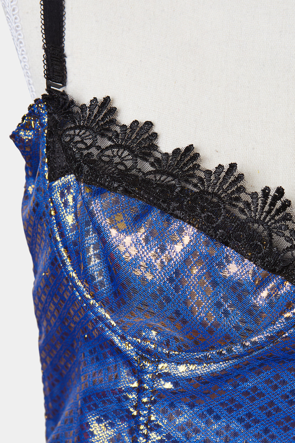 Assorted Brands Blue and Gold Bustier