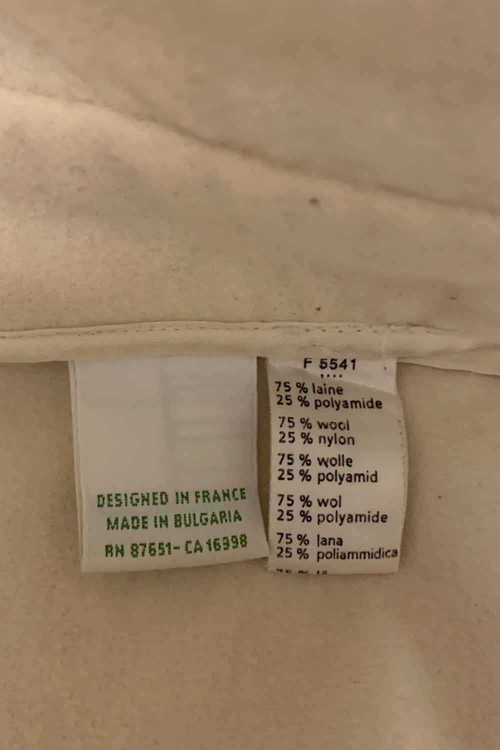 LACOSTE Cream Jacket