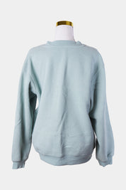 White Fox Mint Emrboidered Santa Monica Sweater