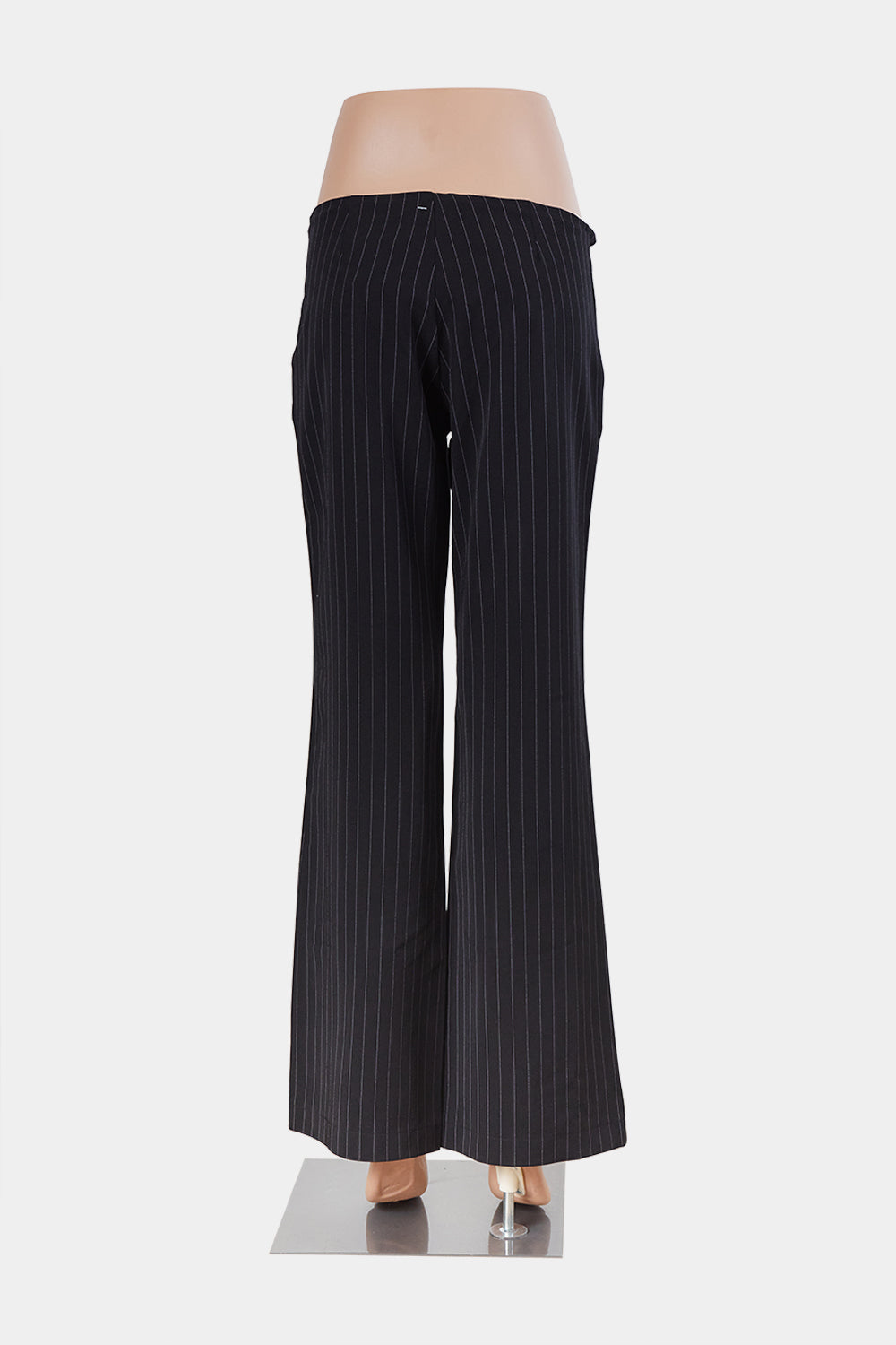 Assorted Brands Black Pinstripe Low Rise Trousers