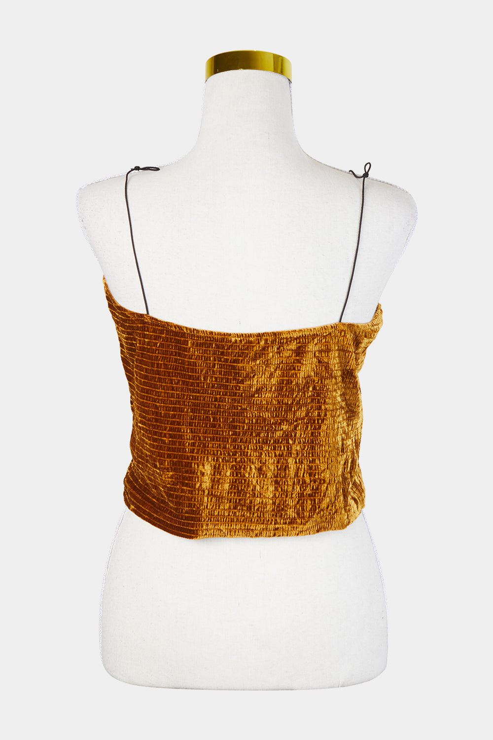 Urban Outfitters Amber Velvet Crop Top