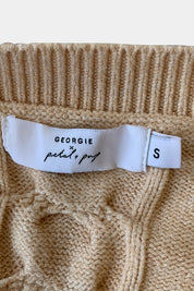 Georgie X Petal + Pup Beige Sweater