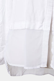 PILGRIM White Sheer Insert Hi Lo Blouse