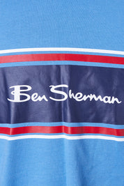 Ben Sherman Blue Logo Print T Shirt