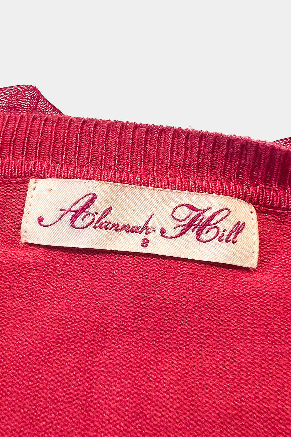 Alannah Hill Piink Flower Deteail Cardigan