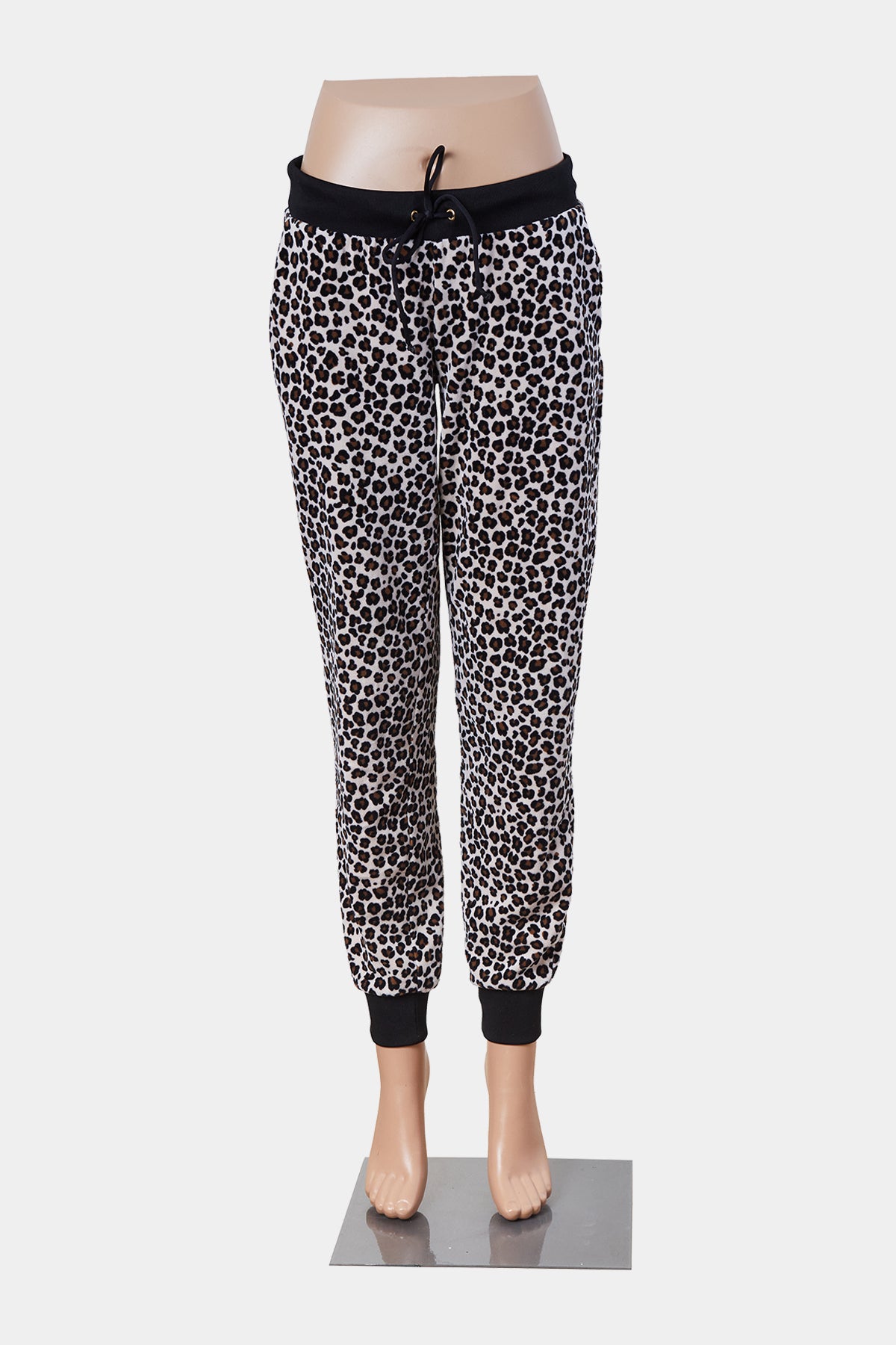 Juicy Couture Cheetah Print Cuffed Track Pants