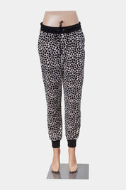 Juicy Couture Cheetah Print Cuffed Track Pants