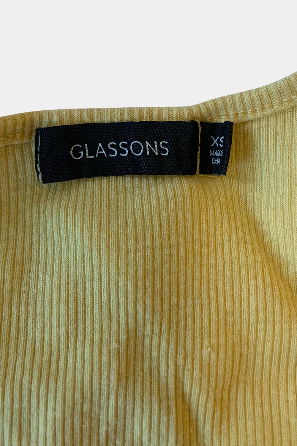 GLASSONS Yellow Top