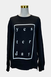 MANGO Black Sweatshirt